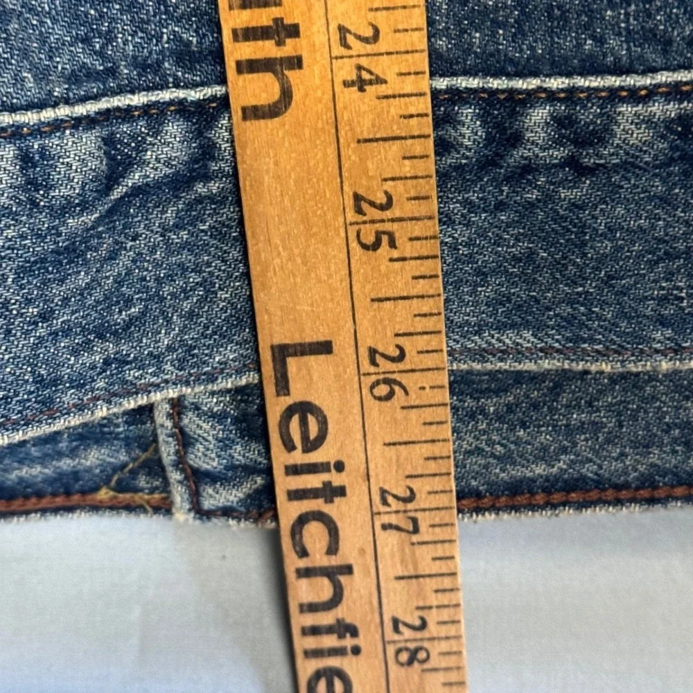Levi Strauss Signature Mens XL Blue Denim Trucker Jacket Medium Wash